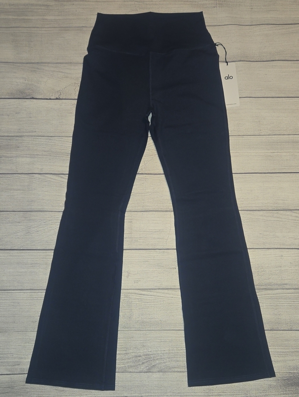 ALO Yoga Airbrush High-Waist Bootcut Legging Navy Size S NWT